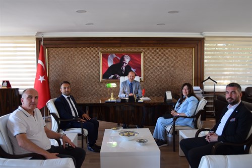YUNUSEMRE KAYMAKAMI SAYIN ATİLLA KANTAY'A, İYİ PARTİ MANİSA MİLLETVEKİLİ SAYIN ŞENOL SUNAT'TAN ZİYARET